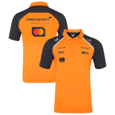 2025 McLaren Orange  Polo Racing Suit(翻领)
