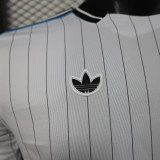 25/26 Newcastle Retro Edition White Player Version Soccer Jersey