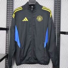 25/26 Man Utd Black &Blue Windbreaker