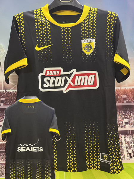 25/26 AEK FC Away Fans Soccer Jersey