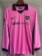 2013/2014 Boca Pink  Long Sleeve Retro Soccer Jersey