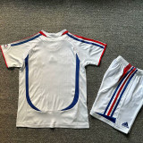 2006 France Home Kids Retro Soccer Jersey