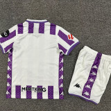 25/26 Valladolid Home  Kids Soccer Jersey
