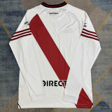 25/26 River Plate Home Long Sleeve  Fans Soccer Jersey