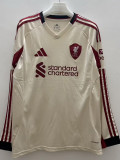 25/26 LIV Away Long Sleeve Soccer Jersey长袖
