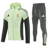 25/26 RMA Light Ｇreen Hooded Windbreaker Tracksuit