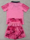 25/26  Monterrey Goalkeeper Pink Kids Soccer Jersey