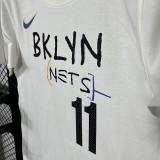 2025 T252  Nets IRVING # 11 NK White  Pure Cotton T-shirt