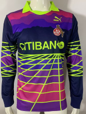 1991/1992 FC Köln Royal Blue Goalkeeper  Long Sleeve  Retro Soccer Jersey
