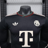 25/26 Bayern Third  Player Version Long Sleeve Soccer Jersey长袖