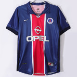 1998-1999 PSG Paris Home Retro Soccer Jersey