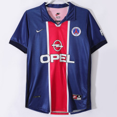 1998-1999 PSG Paris Home Retro Soccer Jersey