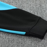 25/26 Marseille Black & SKY Blue Jacket Tracksuit