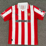 25/26 Sporting de Gijón Home Fans Soccer Jersey