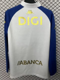 25/26 La Coruna White Half Pull Tracksuit (半拉链)