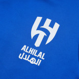 25/26 Al Hilal Blue Ｋids Half Pull Tracksuit #E25169(半拉链、童装)