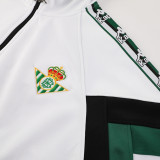 25/26 Real Betis White &Black Retro Jacket Tracksuit(01)