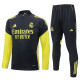 25/26  RMA Grey &Yellow Half Pull Tracksuit #B2563(半拉链)