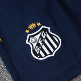 25/26 Santos FC Cyan Tank top and shorts suit#D25184