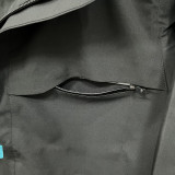 25/26 DESCENTE Black Thin  Assault  Hooded Windbreaker #H002