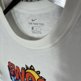 2025 T256  Summer Breeze  White  Pure Cotton  T-shirt