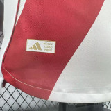 25/26 River Plate Home   Player Version  Long Sleeve Soccer Jersey广告版
