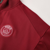 25-26 PSG Maroon  Jacket Tracksuit#01