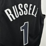 22/23 Nets NETS#1 Black Flying Man Edition Top Quality Hot Pressing NBA Jersey