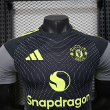 25/26  Man Utd  Special Edition Grey  Player Version Soccer Jersey