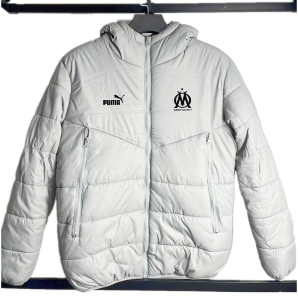 Marseille Grey Hooded Cotton Coat 棉衣