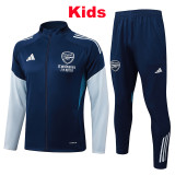 25/26 ARS Royal Blue (Grey sleeve)Kids Jacket Tracksuit#E25168童装