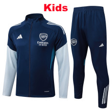 25/26 ARS Royal Blue (Grey sleeve)Kids Jacket Tracksuit#E25168童装