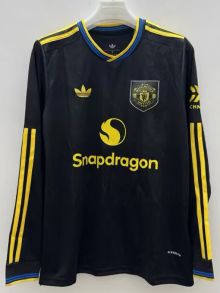 25/26 Man Utd Third Long Sleeve Soccer Jersey长袖
