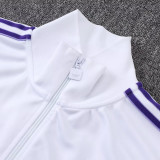 25/26 RMA White  Retro Edition Kids Jacket Tracksuit#E2558(白领）
