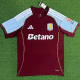 25/26  Aston Villa Home Fans Soccer Jersey