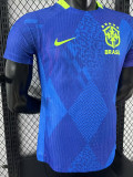25-26 Brazil Away  Player Version Soccer Jersey（带星）