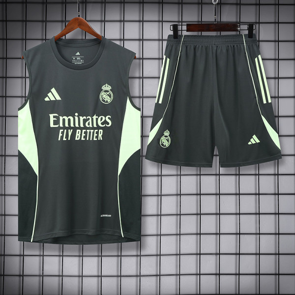 25/26 RMA Grey Green Tank top and shorts suit