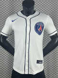 25/26 PSG White Casusl Edition Player Version Baseball jersey球员版　