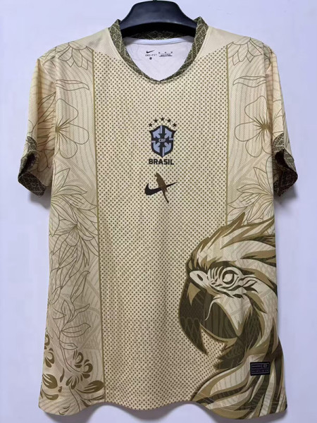 25-26 Brazil Special Edition Khaki Fans Soccer Jersey