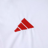 25/26 Bayern  White Training Vest Suit #D2558（两边红边）
