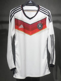 2014 Germany Home Player Version Long Sleeve Retro Soccer Jersey (长袖球员)