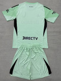 25/26 River Plate Goalkeeper Green   Kids  Soccer Jersey