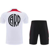 25/26 River Plate White Training Shorts Suit