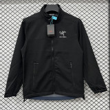 25/26 RK906 Black Thickened Assault Stand Collar Windbreaker (立领加厚冲锋衣）