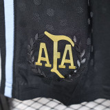25/26 Argentina Black  Player Version Shorts Pants
