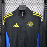 25/26 Man Utd Black &Blue Windbreaker