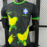 25-26 Brazil Black Peace Dove Special Edition  Player Version Soccer Jersey
