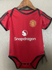25/26  Man Utd Home  Baby Infant Crawl Suit
