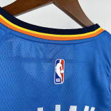 22/23 OKC Thunder WILLIAMS # 8 Blue Top Quality Hot Pressing NBA Jersey