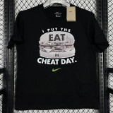 2025 T247 Hamburger ETA NK Black  Pure Cotton T-shirt